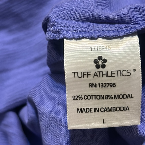 Tuff Athletics T-shirt Purple color NWT Various Sizes - Picture 6 of 6